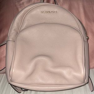 Authentic Michael Kors Backpack- The Abbey pink and gold